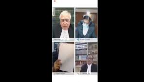 हाइकोर्ट की वर्चुअल सुनवाई में हुक्का पीते दिखे वरिष्ठ वकील, वीडियो वायरल,देखें